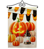 Halloween Lantern - Harvest & Autumn Fall Vertical Impressions Decorative Flags HG192680 Made In USA