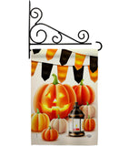 Halloween Lantern - Harvest & Autumn Fall Vertical Impressions Decorative Flags HG192680 Made In USA