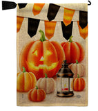 Halloween Lantern - Harvest & Autumn Fall Vertical Impressions Decorative Flags HG192680 Made In USA