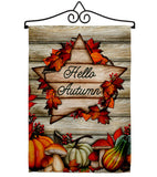 Autumn Farmhouse - Harvest & Autumn Fall Vertical Impressions Decorative Flags HG192704 Made In USA