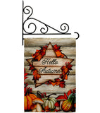 Autumn Farmhouse - Harvest & Autumn Fall Vertical Impressions Decorative Flags HG192704 Made In USA