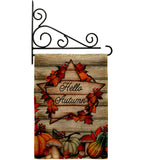 Autumn Farmhouse - Harvest & Autumn Fall Vertical Impressions Decorative Flags HG192704 Made In USA