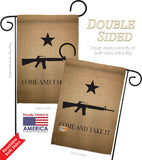 Come And Take It - Historic Americana Vertical Impressions Decorative Flags HG108400 Made In USA