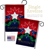 Happy Juneteenth Day - Historic Americana Vertical Impressions Decorative Flags HG108641 Made In USA