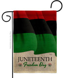 Juneteenth Freedom Day - Historic Americana Vertical Impressions Decorative Flags HG108642 Made In USA