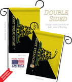 Gadsden Anarcho Capitalist - Historic Americana Vertical Impressions Decorative Flags HG140723 Made In USA