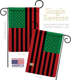 African American - Historic Americana Vertical Impressions Decorative Flags HG140726 Made In USA