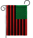 African American - Historic Americana Vertical Impressions Decorative Flags HG140726 Made In USA