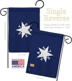 Zavala De Lorenzo Texas - Historic Americana Vertical Impressions Decorative Flags HG140905 Made In USA