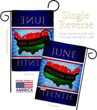 Freedom Day - Historic Americana Vertical Impressions Decorative Flags HG140996 Made In USA