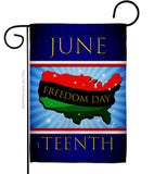 Freedom Day - Historic Americana Vertical Impressions Decorative Flags HG140996 Made In USA