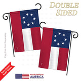 Star & Bars - Historic Americana Vertical Impressions Decorative Flags HG140683 Printed In USA