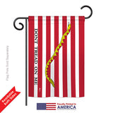 First Navy Jack - Historic Americana Vertical Impressions Decorative Flags HG140701 Printed In USA