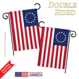 Betsy Ross - Historic Americana Vertical Impressions Decorative Flags HG140704 Printed In USA