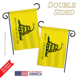 Gadsden - Historic Americana Vertical Impressions Decorative Flags HG140715 Printed In USA