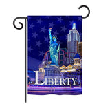 Freedom of Liberty - Historic Americana Vertical Impressions Decorative Flags HG191054 Printed In USA