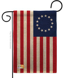 Betsy Ross Americana Historic Impressions Decorative Vertical Flag