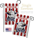 Native Spirit - Historic Americana Vertical Impressions Decorative Flags HG192246 Made In USA