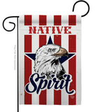 Native Spirit - Historic Americana Vertical Impressions Decorative Flags HG192246 Made In USA