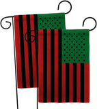 African American - Historic Americana Vertical Impressions Decorative Flags HG140726 Made In USA