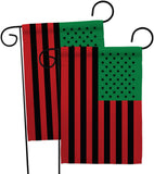 African American - Historic Americana Vertical Impressions Decorative Flags HG140726 Made In USA