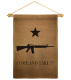 Come And Take It - Historic Americana Vertical Impressions Decorative Flags HG108400 Made In USA