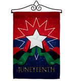 Happy Juneteenth Day - Historic Americana Vertical Impressions Decorative Flags HG108641 Made In USA