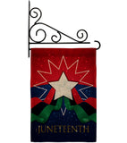Happy Juneteenth Day - Historic Americana Vertical Impressions Decorative Flags HG108641 Made In USA