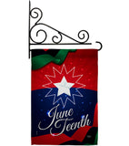 Juneteenth Holiday - Historic Americana Vertical Impressions Decorative Flags HG108643 Made In USA