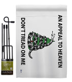 AN Appeal To Heaven Don't Tread On Me - Historic Americana Vertical Impressions Decorative Flags HG140904 Made In USA