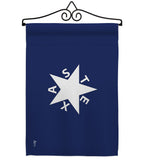 Zavala De Lorenzo Texas - Historic Americana Vertical Impressions Decorative Flags HG140905 Made In USA