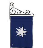 Zavala De Lorenzo Texas - Historic Americana Vertical Impressions Decorative Flags HG140905 Made In USA