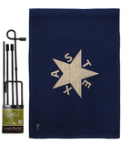 Zavala De Lorenzo Texas - Historic Americana Vertical Impressions Decorative Flags HG140905 Made In USA