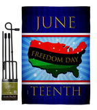 Freedom Day - Historic Americana Vertical Impressions Decorative Flags HG140996 Made In USA