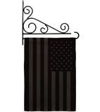 All Black America - Historic Americana Vertical Impressions Decorative Flags HG141188 Made In USA