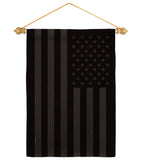 All Black America - Historic Americana Vertical Impressions Decorative Flags HG141188 Made In USA