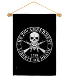 2nd Amendment Liberty - Historic Americana Vertical Impressions Decorative Flags HG170209 Made In USA