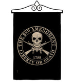 2nd Amendment Liberty - Historic Americana Vertical Impressions Decorative Flags HG170209 Made In USA