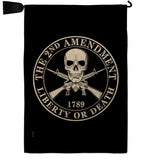 2nd Amendment Liberty - Historic Americana Vertical Impressions Decorative Flags HG170209 Made In USA