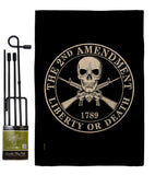 2nd Amendment Liberty - Historic Americana Vertical Impressions Decorative Flags HG170209 Made In USA