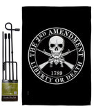 2nd Amendment Liberty - Historic Americana Vertical Impressions Decorative Flags HG170209 Made In USA