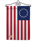 Betsy Ross Americana Historic Impressions Decorative Vertical Flag