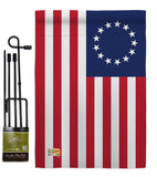 Betsy Ross Americana Historic Impressions Decorative Vertical Flag