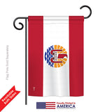 French Polynesia - Historical Flags of the World Vertical Impressions Decorative Flags HG140844 Printed In USA