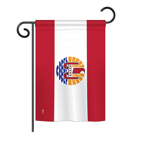 French Polynesia - Historical Flags of the World Vertical Impressions Decorative Flags HG140844 Printed In USA