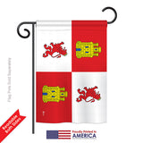Spain Lion & Castles - Historical Flags of the World Vertical Impressions Decorative Flags HG140898 Printed In USA