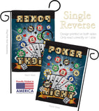 Poker Night - Hobbies Interests Vertical Impressions Decorative Flags HG109039 Made In USA