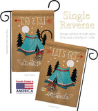 Adventure in Tents - Hobbies Interests Vertical Impressions Decorative Flags HG109067 Made In USA