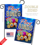 Play Bingo - Hobbies Interests Vertical Impressions Decorative Flags HG109076 Made In USA
