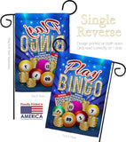 Play Bingo - Hobbies Interests Vertical Impressions Decorative Flags HG109076 Made In USA